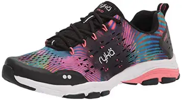 RYKA Dam Vivid RZX Cross Trainer, Black Tie Dye, 5 UK, Svart batik, 38 EU