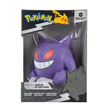 Pokemon Pokémon PKW3388 – vinylfigur – gengar, officiell samlarfigur, 10 cm