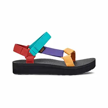 Teva Dam Midform Universal Sandal, Retro lysande flerfärgad, 40 EU