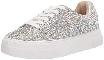 Betsey Johnson dam Sb-sidny Sneaker, Strass, 38 EU