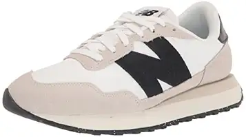 New Balance 237 herr Sneaker ,White Sea Salt White Black, 43 EU