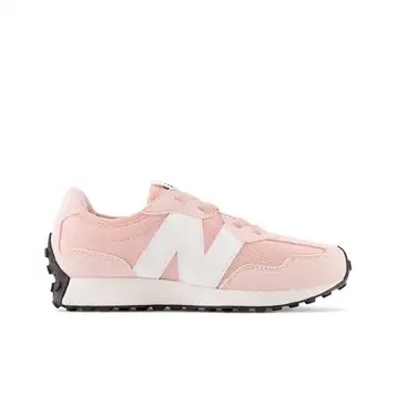 New Balance  Barn 327 Bungee Lace i Pink/White Synthetic, Storlek 29