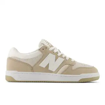 New Balance  Män 480 i Brown/Beige/White Leather, Storlek 37.5