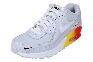 NIKE Flickor Air Max 90 sneakers, GRÅ, 36 EU