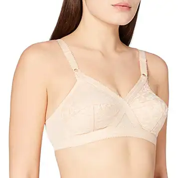 Playtex Dam Cross Your Heart Icke-trådad BH, BEIgE, 85D