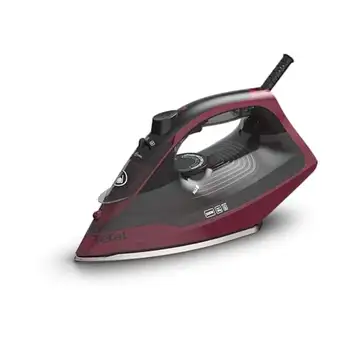 Tefal FV2846 Express Steam Ångstrykjärn   2400 W   40 g/min. Ångmängdskontroll   180 g/min. Ångpuff   Anti-droppfunktion mot fläckar på tvätten   270 ml vattentank   svart/vinröd