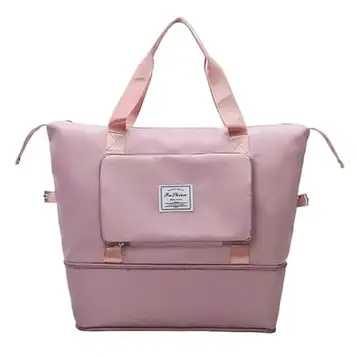 ZuoXun Bolsa de viaje Grande Moda Bolsa De Viaje Grande para Mujeres Bolsas De Cabina Oxford Bolsa ogenomtränglig, Rosa, A