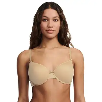 Chantelle dam basic osynlig mjuk anpassad passform bh, ogenomskinlig, BEIgE, 70D