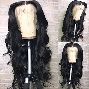 XiaXia 13X4 Lace Front Wigs Human Hair Curly, with Baby Hair for Black Women Natural Color Transparent Lace Wigs Brazilian Virgin Hair 150% Density Glueless Human Hair Wigs Pre Plucked,20 inch