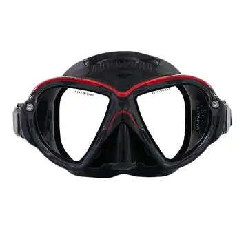 Aqua Lung Unisex vuxen Reveal Ultrafit masker, röd och svart, S EU