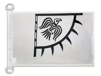 AZ FLAG Viking Raven nautisk flagga 45 x 30 cm båt flagga kråka banner vikingar 30 x 45 cm