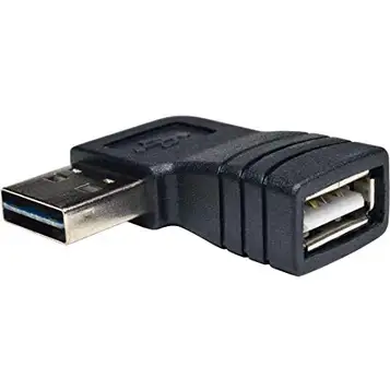 Tripp Lite UR024-000-RA M/F USB 2.0 Hi-Speed universal vändbar adapter – svart