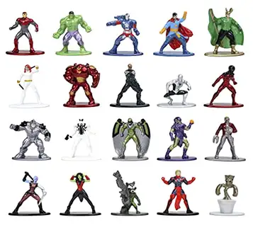 Jada TOYS Marvel Presentpaket med 20 die-cast-figurer cm 4 + 8 år 253225017