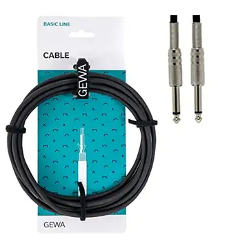 GEWA Alpha Audio 190010 Basic Line Instrumentenkabel (9m, Monoklinke)