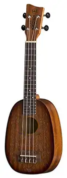 GEWA Pineapple Sopran Ukulele Manoa K-PA-Whisky Sapelli matt mit Gig Bag