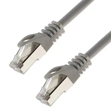 SeKi Nätverkskabel S/FTP PIMF Cat.7 10 meter grå patchkabel Gigabit Ethernet LAN DSL CAT7 kabel