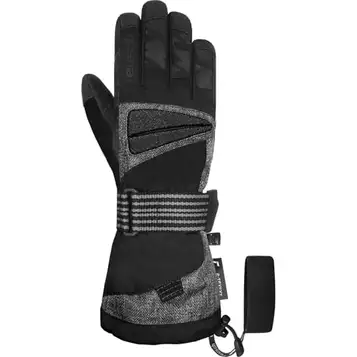 Reusch Sweeber III R-TEX® XT Snowboardhandske för män (svart, svartmelerad, 9,5)