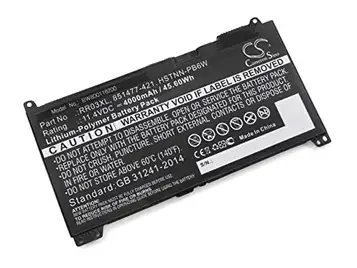 vhbw Laddningsbart batteri som passar till HP ProBook 470 G5 (5JJ77EA) Notebook (4 000 mAh, 11,4 V, Li-Polymer, svart)