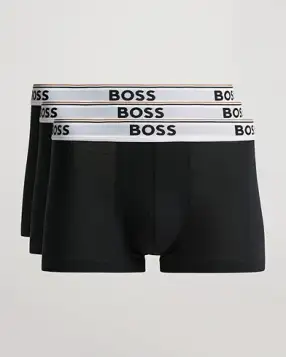 Boss 3-Pack Trunk Boxer Shorts Black/White