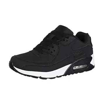 Elara Unisex sneakers, sport, löparskor, gympaskor, Chunkyrayan, svart-vit, 43 EU