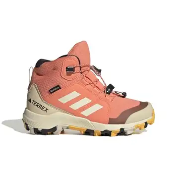 adidas Barn Terrex Mid Gore-tex vandringsskor, Coral Fusion Wonder White Core Black, 38 EU