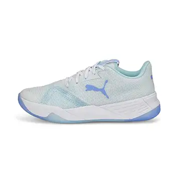 PUMA Unisex Accelerate Turbo Nitro Ii W+ inomhussko,  vit Elektro lila ljus aqua, 42 EU