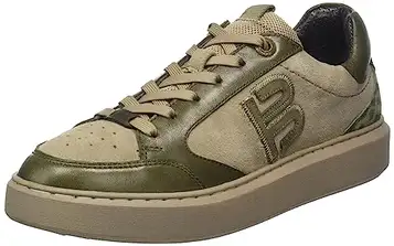 BAGATT Gindiaa sneakers för kvinnor, Taupe mörkgrön, 40 EU