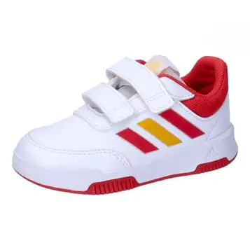 adidas Tensaur Hook and Loop Shoes unisex – barn Löparskor, FOOTWEAR WHITE/COLRED/COGOLD, 19 EU