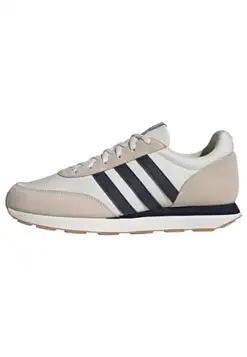 adidas För Män RUN 60s 3.0 Leather Shoes, Wonder White/Legend Ink/Core White, 42 EU