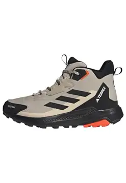 adidas För Män TERREX Anylander Mid RAIN.RDY Hiking Shoes, Wonder Beige/Core Black/Orange, 41 1/3 EU