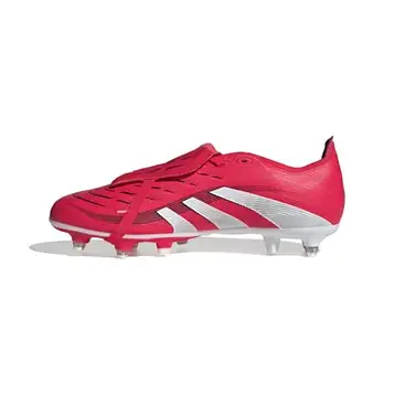 adidas Unisex Vuxen PREDATOR LEAGUE FOLD-OVER TONGUE Soft Ground Football boots, Lucid Red/Cloud White/Core Black, 41 1/3 EU