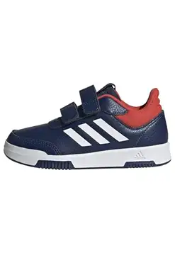 adidas Tensaur Hook and Loop Shoes unisex – barn Löparskor, dark blue/ftwr white/bright red, 21.5 EU