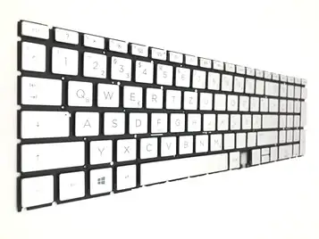 T-ProTek Tyskland – tangentbord tangentbord silver kompatibelt med HP Envy x360 15-dr1100