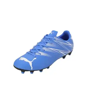 PUMA Attacanto Fg/Ag fotbollssko för män, Bluemazing  vit, 40.5 EU