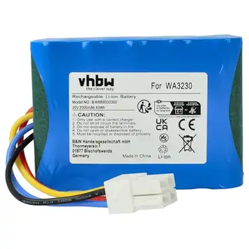 vhbw batteri kompatibel med Scheppach RLM500 gräsklippare (2 000 mAh, 20 V, Li-Ion)