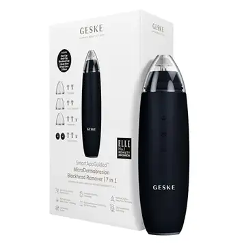 GESKE SmartAppGuided™ MicroDermabrasion Blackhead Remover   7 i 1 pormaskborttagare   elektrisk porrengöringsenhet   innovativ vakuumsug   skönhetsenheter   hudrengöringsenhet   hudvårdsenhet