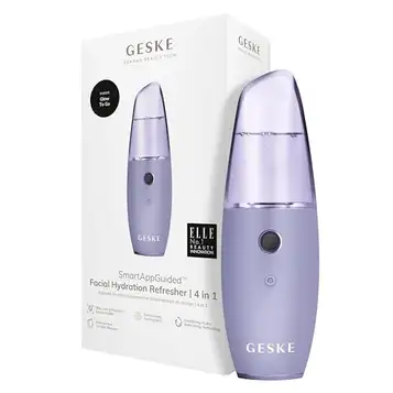 GESKE SmartAppGuided™ Facial Hydration Refresher   4 i 1   Vattenfördelare   Ansiktsångare   Vattenspray   Ansiktsmister   Ansiktsrengöringsenhet   Mister   Kosmetika   Naturlig lyster