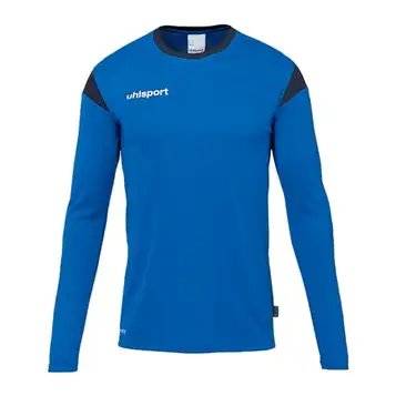 uhlsport Squad 27 tröja långärmad fotbollströja sport t-shirt för barn och vuxna – unisex – sporttröja fotbollströja