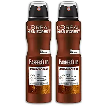 TopDeal 2 Lui Pack Män Expert Deodorant Spray Barber Club Deodorant 2 X 150 ML