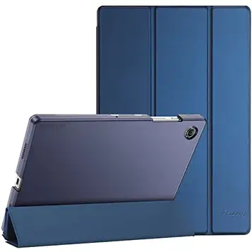 ProCase Fodral Skal för Galaxy Tab A8 10,5 tum 2021 Case (SM-X200 SM-X205), Smart Folio Slimmat Skyddsfodral Cover Case -Marinblå