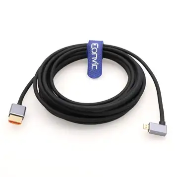 EONVIC 8K 4K Micro HDMI till HDMI-kabel 2.1 48 Gbps HDMI för GoPro Hero 7/6/5/4 Raspberry Pi 4 Sony A5000 handycam A6500 A73 A7S Canon R5 R7 EOS M50 ThinkPad 8, Yoga 2 Pro