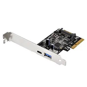 Silverstone SST-ECU03 SST-ECU03 PCI-E Expansion Card 1x USB 3.1 Type C, 1x USB 3.1 Type A, 10 Gbps, Low Profile Suitable