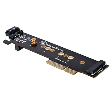 Silverstone SST-ECM28-1 NVMe SSD-fack och 1 SATA M.2 till PCIe x4 1U SSD-fack