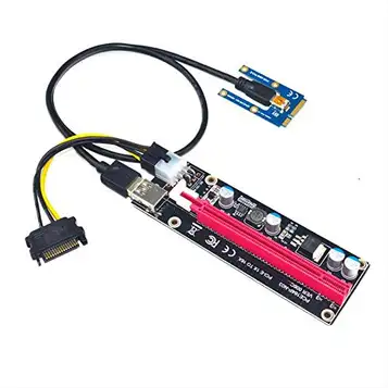 HUIBEI Mini PCIe till PCI 16X Riser för bärbar dator externt grafikkort EXP GDC BTC MPCIe till PCI-E-kortplats gruvkort