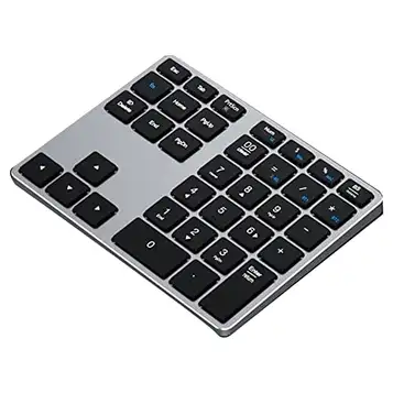 TsoLay Bluetooth-numeriskt tangentbord, 35 trådlöst numeriskt tangentbord, bärbar Bluetooth-numerisk knappsats för bärbar dator, PC, stationär dator