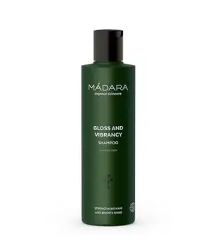 Madara MÁDARA Organic Skin Care   Gloss & Life Shampoo 250 ml, with Northern Birch & Cranberry, Protective, Gloss Enhancing, Volume Boostering, Vegan, Ecocert Certified, Recyclable Packaging