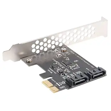 Somoke PCIe PCI Express till SATA3.0 2-port SATA III 6G expansionskontrollkortadapter