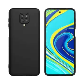 Silikonskal Xiaomi Redmi Note 9 Pro - Svart