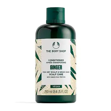 The Body Shop Ginger hårbotten vård balsam för torr hårbotten och svagt hår vegansk 250 ml