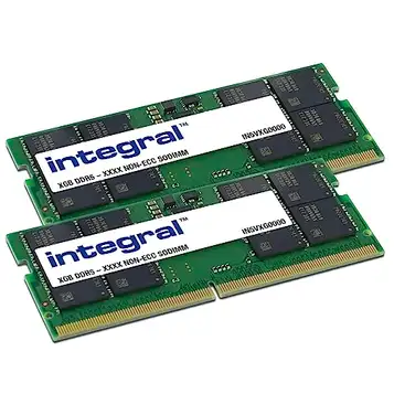 Integral Integrerad 32 GB kit (2 x 16 GB) DDR5 RAM 5600 MT/s PC5-44800 SODIMM laptop/notebook/MacBook minnesmodul